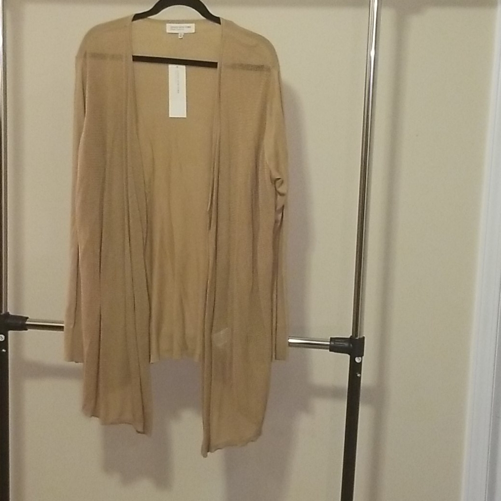 Tan lightweight cardigan